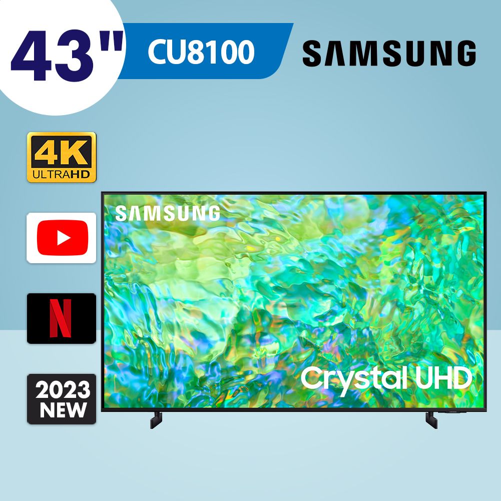 Samsung | 43 Crystal UHD CU8100 智能電視UA43CU8100JXZK 43CU8100