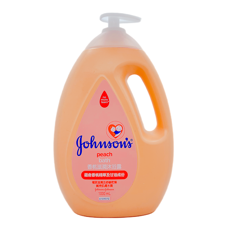 Johnson's - 強生 香桃滋潤沐浴露 1000ML（4891080112709）