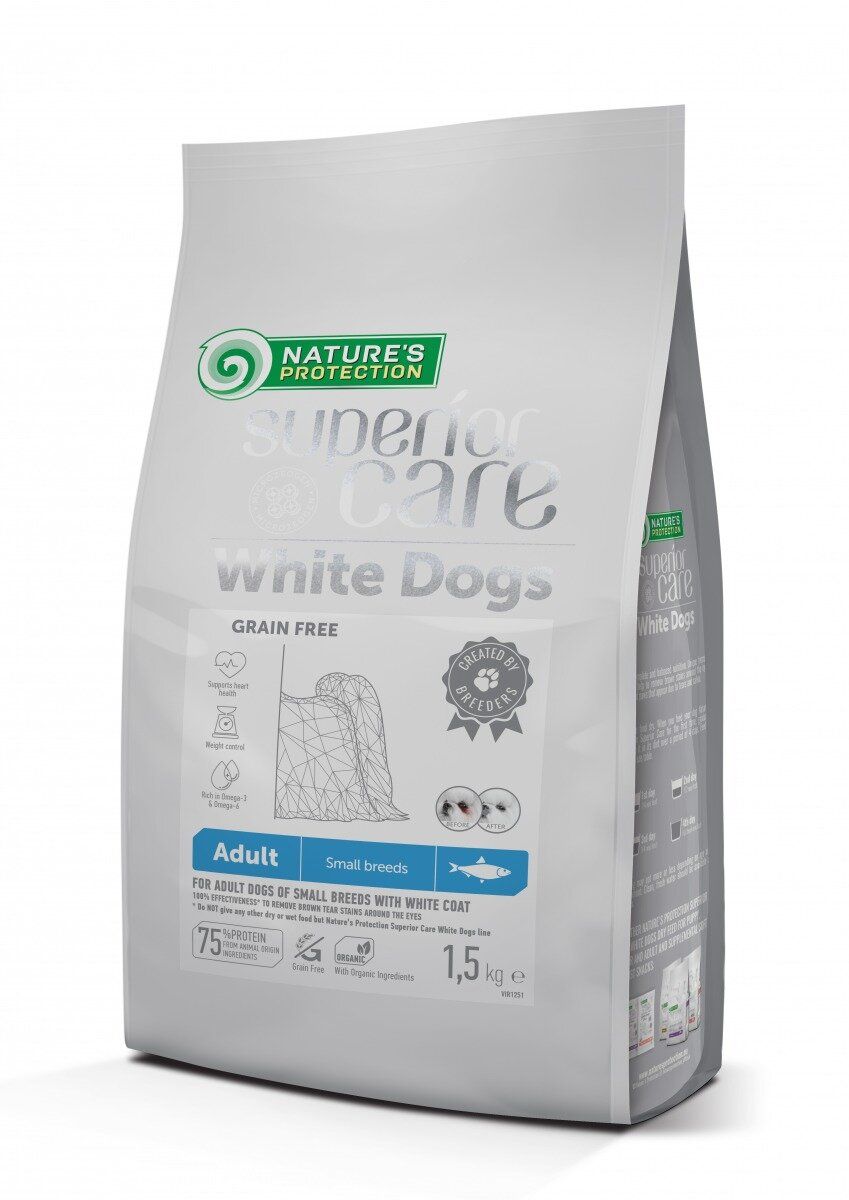 White Dog Grain Free with Herring Adult Small Breed 1.5K ( Exp. date 2026-09-30 )