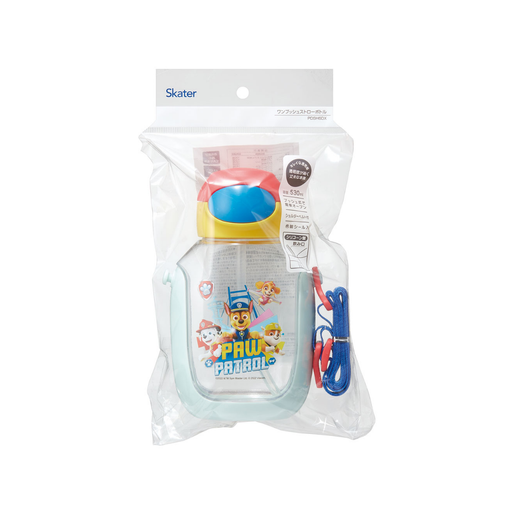 Skater 530ml Pokemon Straw Water Bottle w/ One Push - Japan