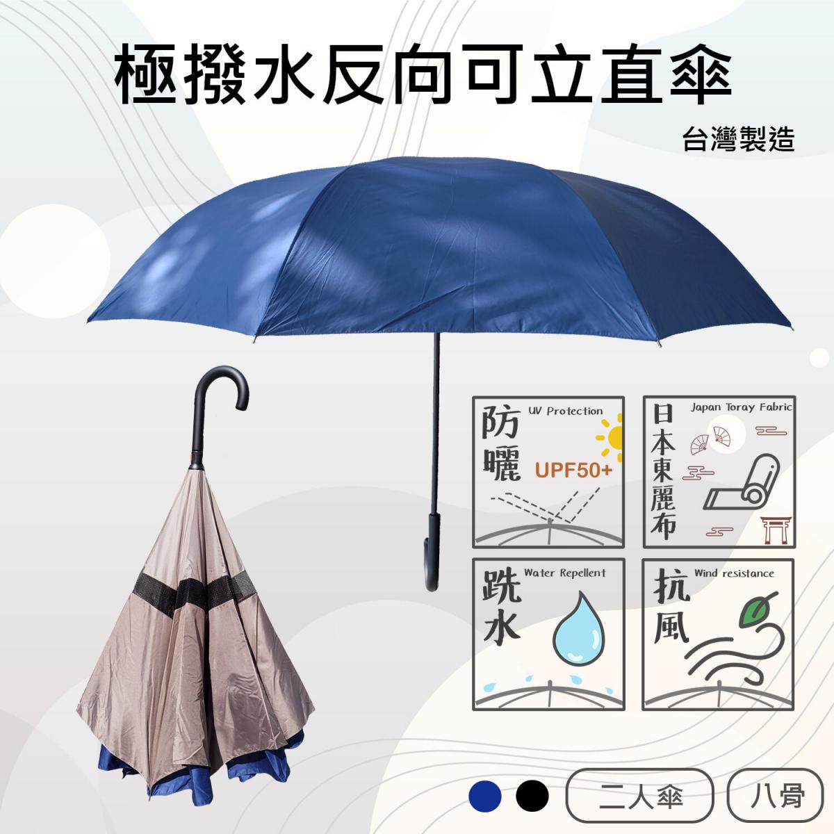 F-seasons | 極致撥水反向直傘雨傘雨遮長遮長傘直遮直傘自動遮自動傘大 