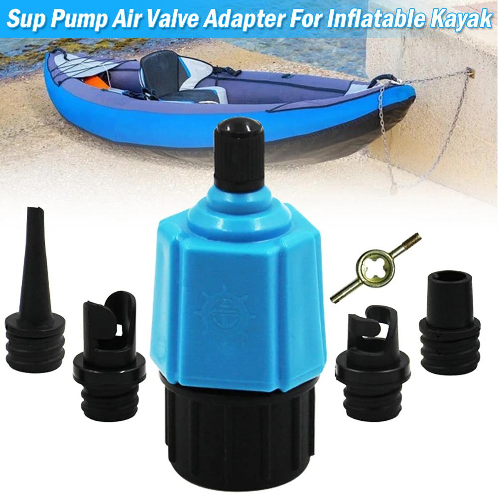 Blue Sup Pump Air Valve Adapter For Inflatable Kayak [Parallel Import] 