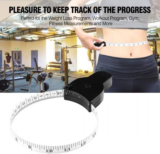 Tape Measuring Measure Body Ruler Retractable Waist Soft Cloth Tailors  Sewing Handy Portable Fitness Tailor Flexible