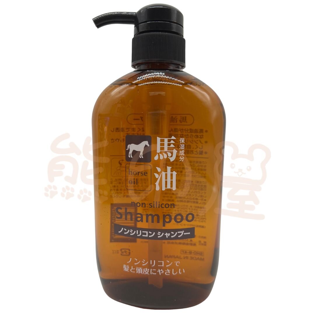 日本馬油無硅洗髮精|洗頭水 600ml