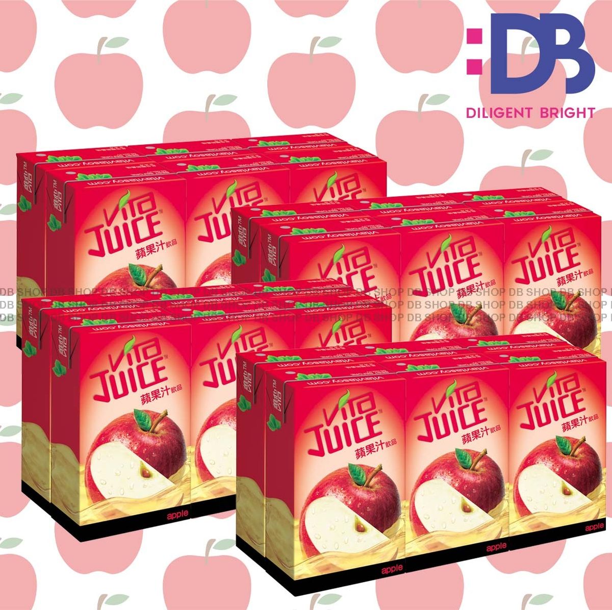 [Full Case] 紙包裝-Apple Juice (250ml X 6 X 4)