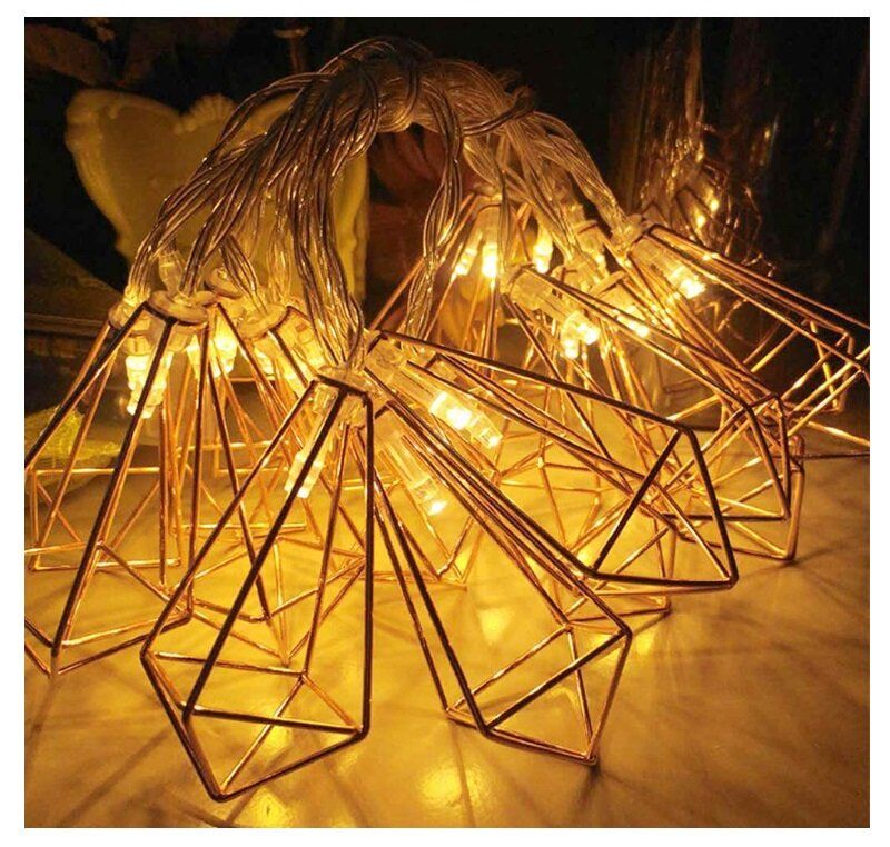 Diamond String Light iGlobalStore | Twinkle Star 10 LED 9ft USB Diamond String Lights ...