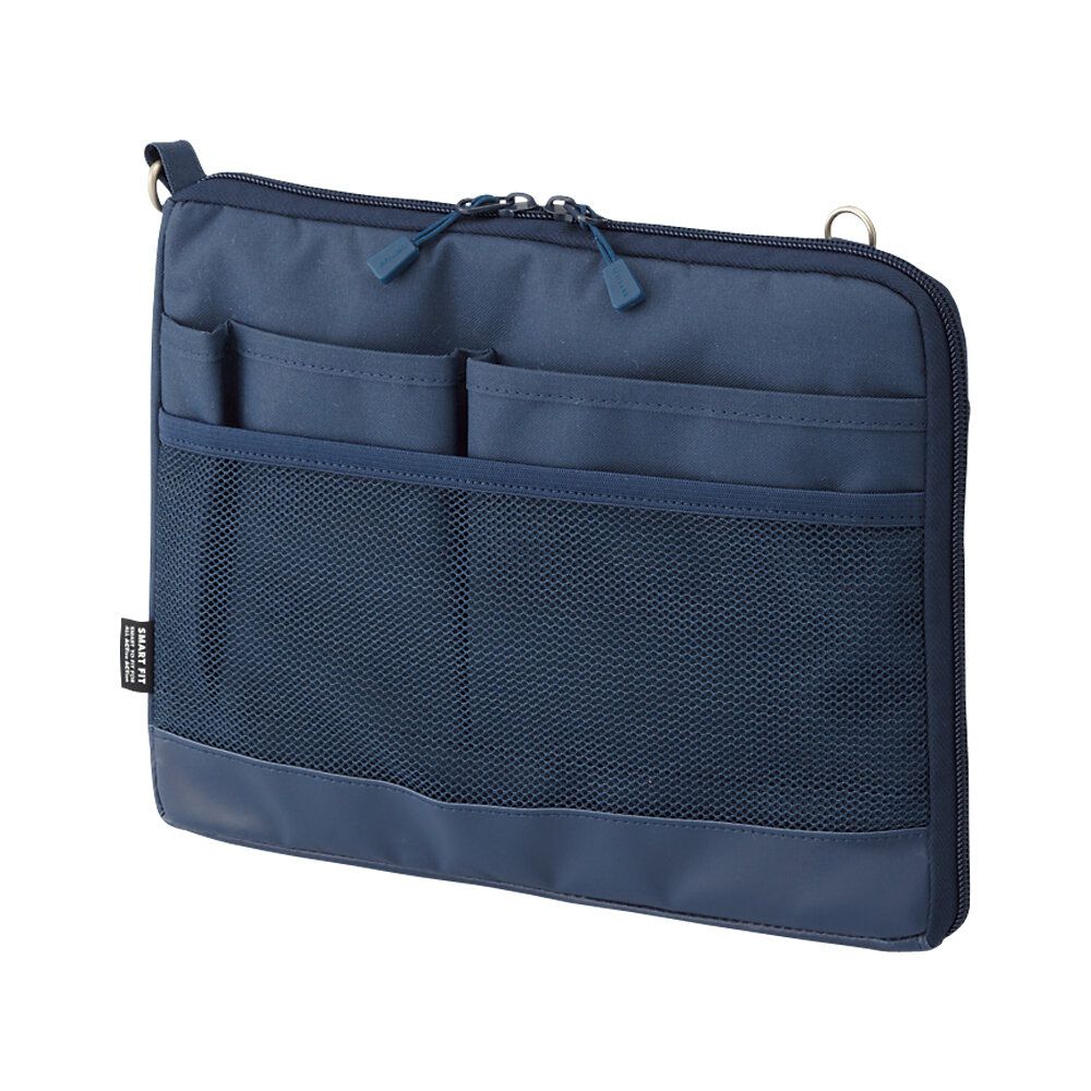 LIHIT LAB - SMART FIT ACTACT Purse type - Bag in Bag - A5 - Navy
