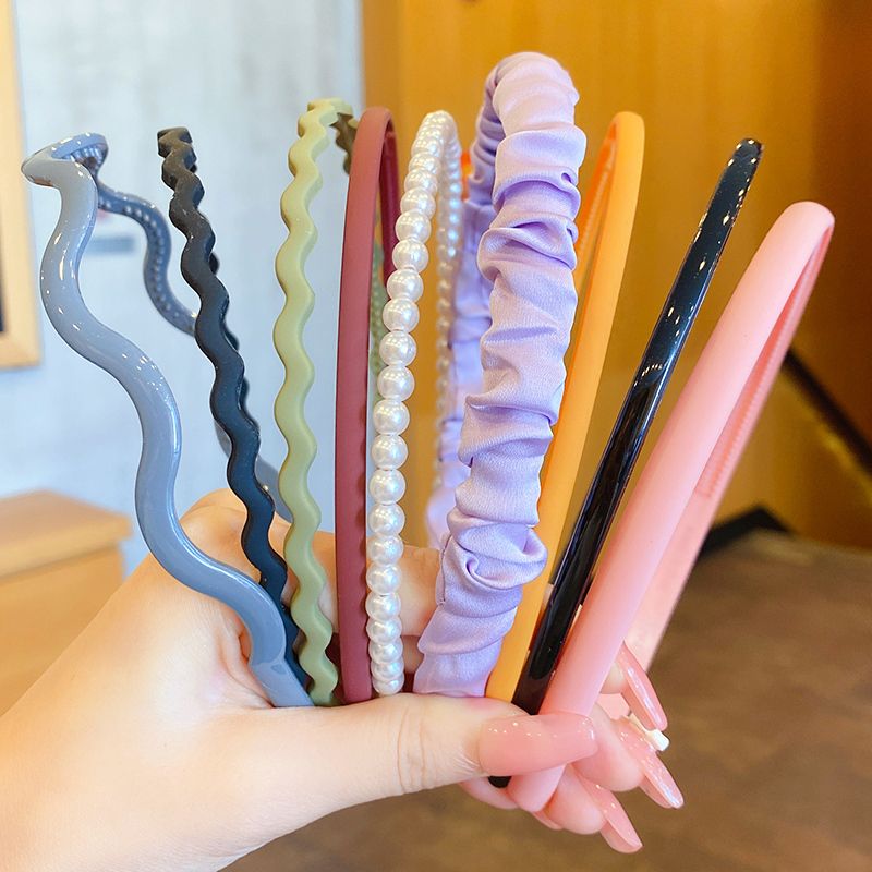 兒童布藝髮箍頭箍髮飾(水蓉-9件套)