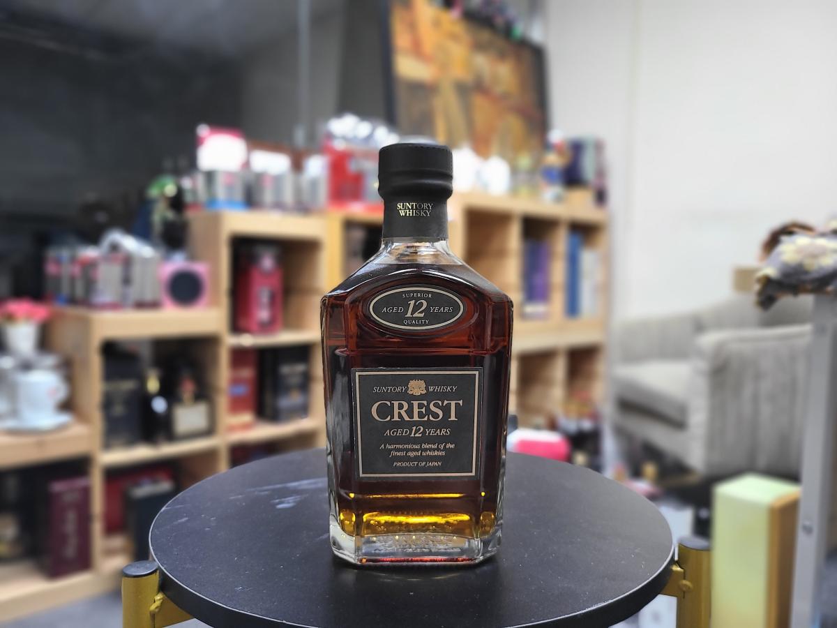 舊裝黑頭 Suntory Crest 12年威士忌 750ml 43%
