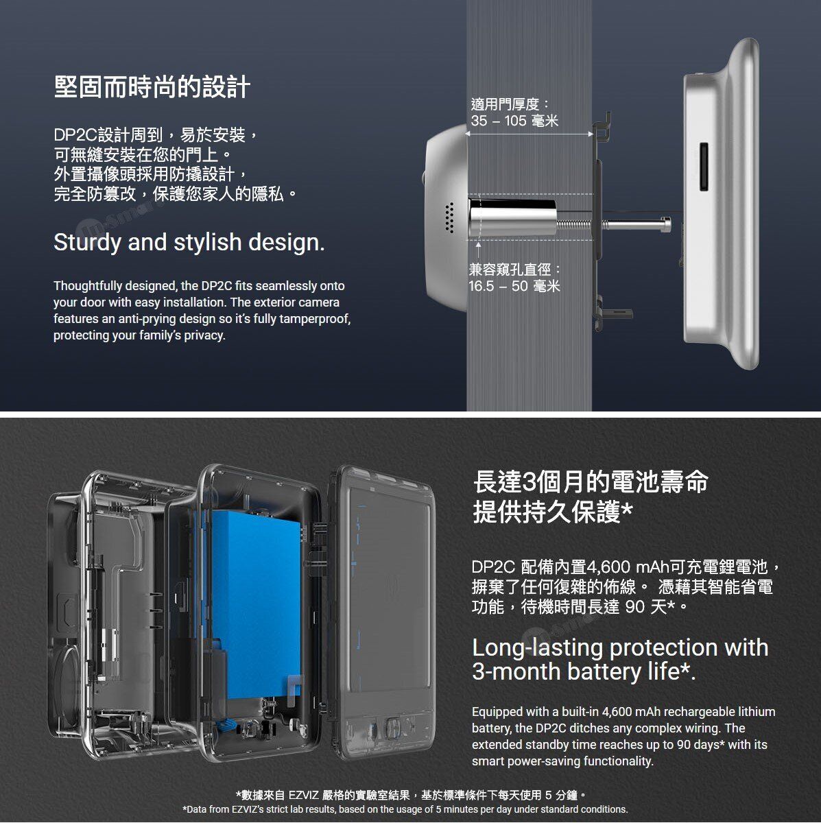 How to install and set up EZVIZ DP2C Door Viewer 