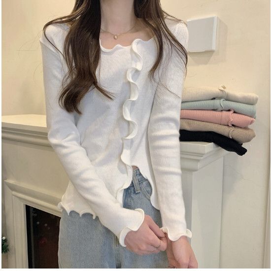 內搭針織衫【白色】尺碼【均碼】#F128014370