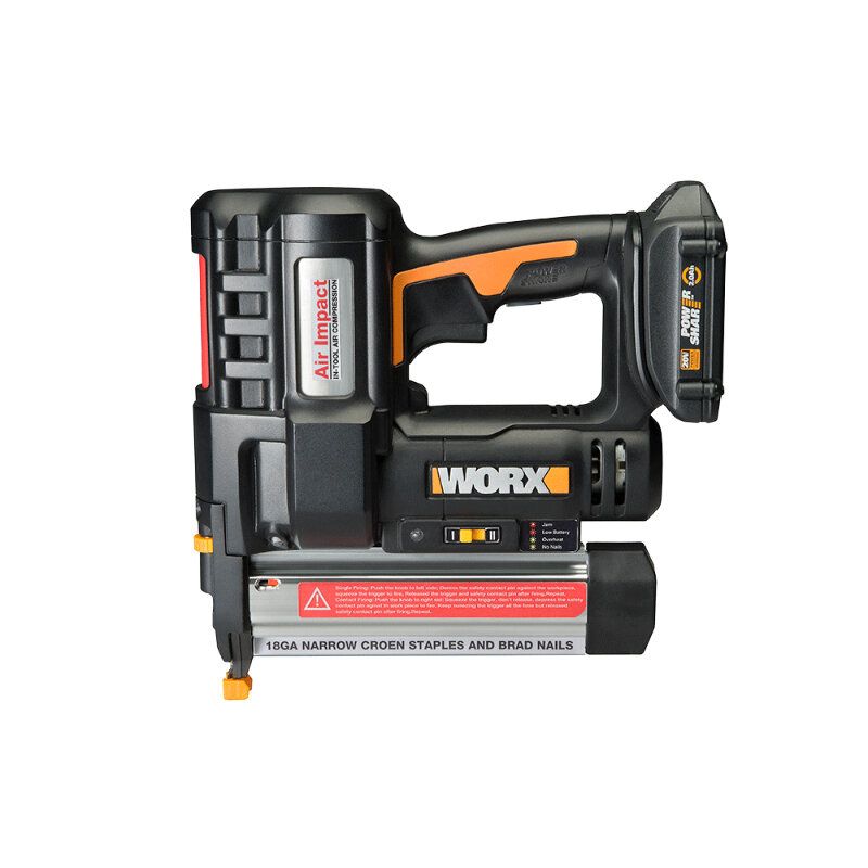 WORX WX840.9 Nitro 20V Power Share Cordless 18 Gauge Nail and