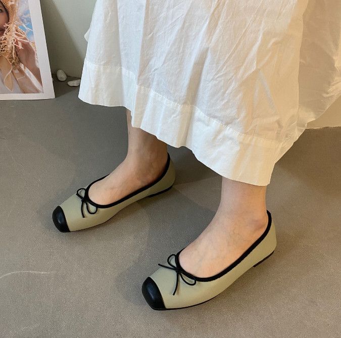 溫柔豆豆平底鞋（S8787-10豆綠）（35-40碼，下單後聯絡客服確認發貨尺碼）#F280004134