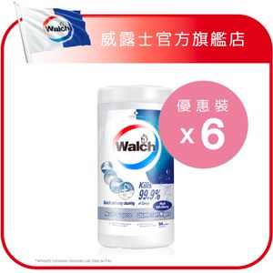 [6件優惠裝] 多用途消毒濕巾高效去污型 (84片裝)