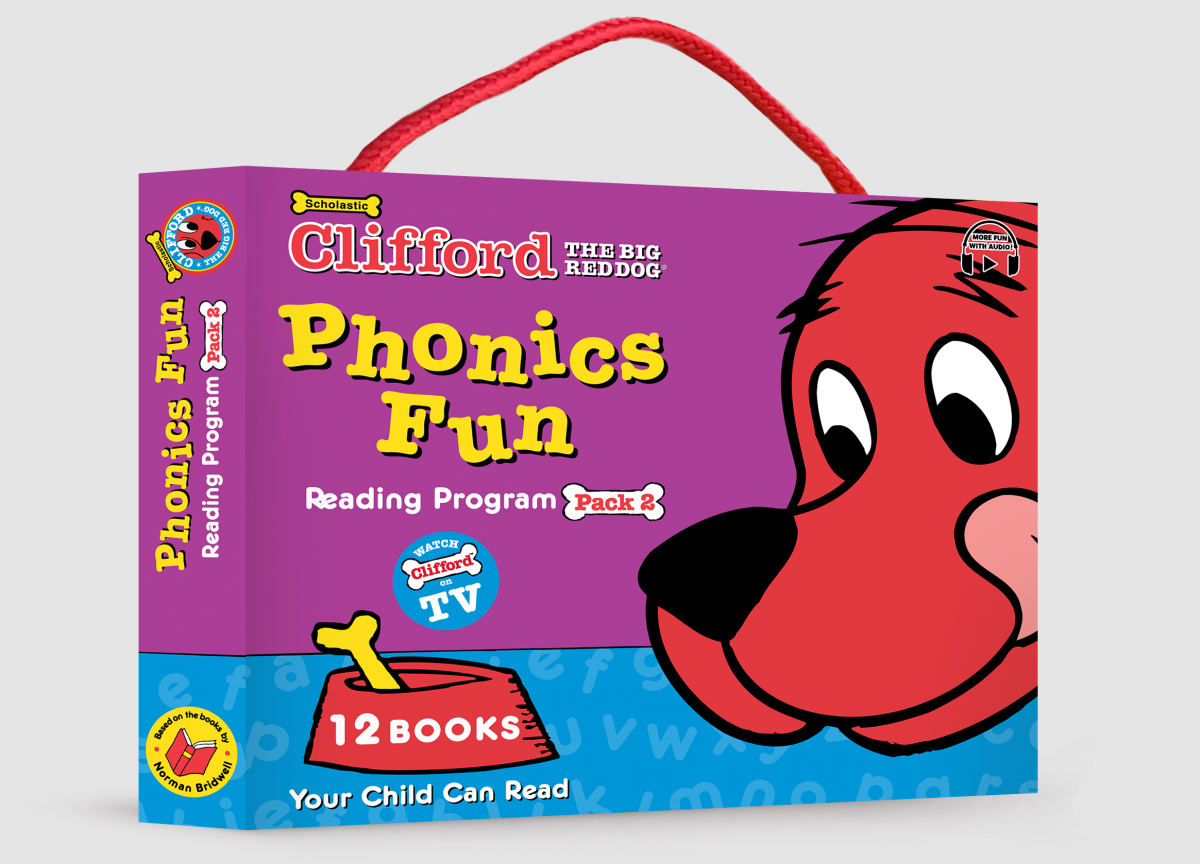 SCHOLASTIC CP-CLIFFORD PHONICS FUN PACK #02 (WITH STORYPLUS) HKTVmall  The Largest HK Shopping Platform