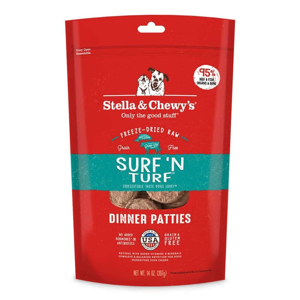 SURFN American Freeze-Dried Dog Food Beef & Salmon (25oz)(Original Authentic)(07/2024)