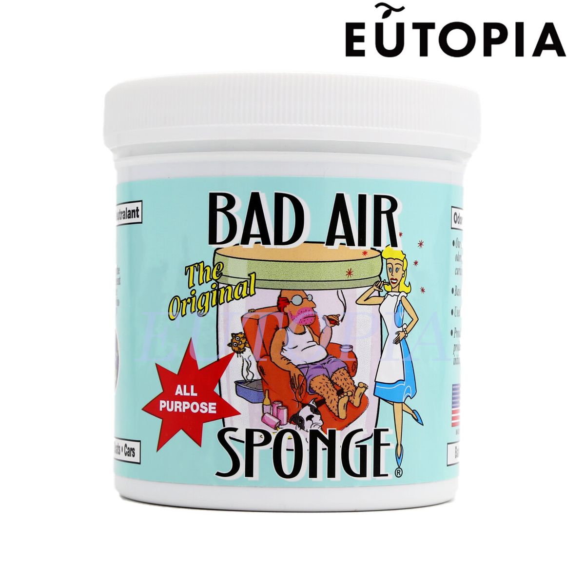 BAD AIR SPONGE | 強力除甲醛 環保空氣淨化劑 400g [平行進口] 816261000013 | HKTVmall 香港最大網購平台