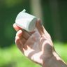 TINY PUMP X (白色) +(L碼真空收納袋 4個裝) /露營用 戶外用 充氣抽氣泵 連露營燈功能(旅行/家居收納神器) - 行貨一年保養