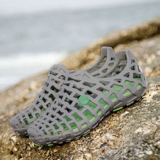 洞洞鞋男款【灰色【休閒款】尺碼【40碼-45碼】【下單後聯絡客服確認發貨尺碼】#F004008248