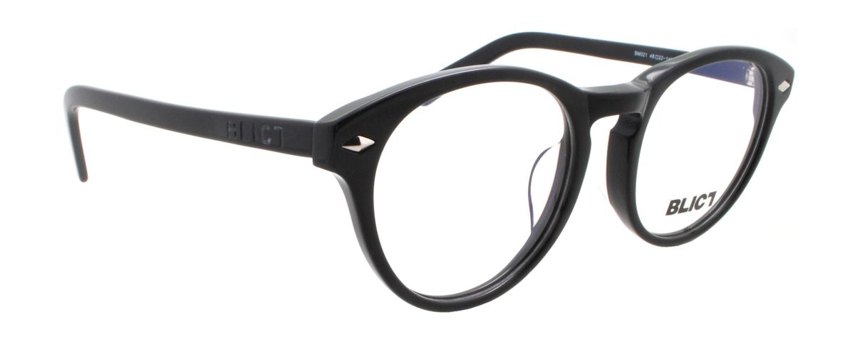 Add-on Plano/Presbyopia/Anti-Blue Light Lenses - BM021 BLACK Plastic Eyeglasses