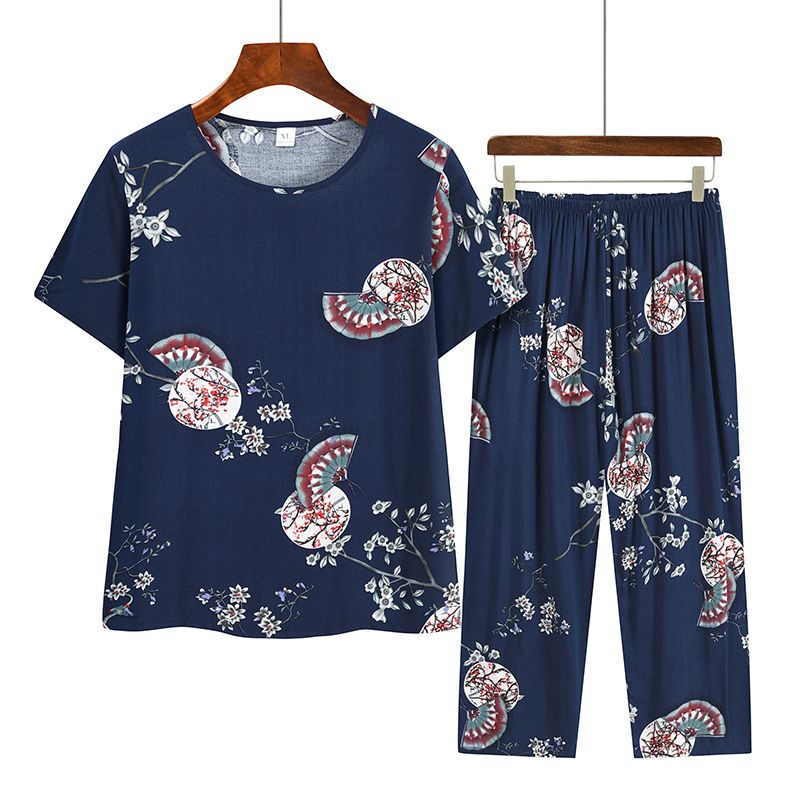 老年人短袖套裝( XL-3XL碼 2號色）【下單後請聯絡客服確認發貨尺碼】F001099139