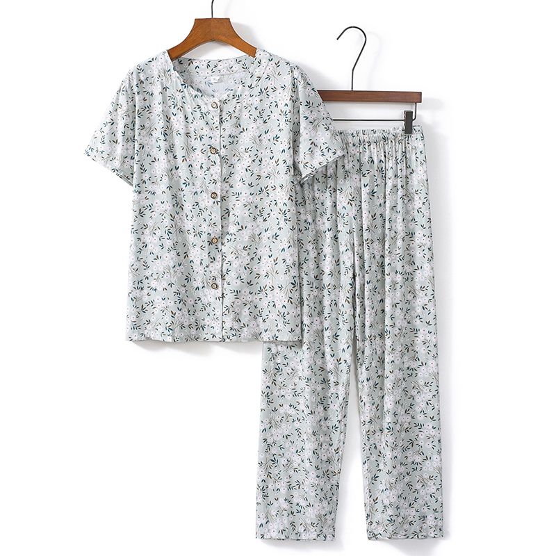 老年人短袖套裝( XL-4XL碼 17號色）【下單後請聯絡客服確認發貨尺碼】F001099050