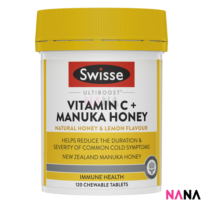 Ultiboost Vitamin C + Manuka Honey 120 Tablets (EXP:05 2025) [New Packaging]