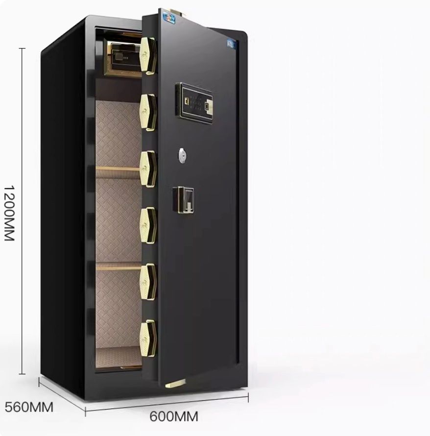 大型防盜辦公家用夾萬（1.2米-睿智黑【WiFi款】）