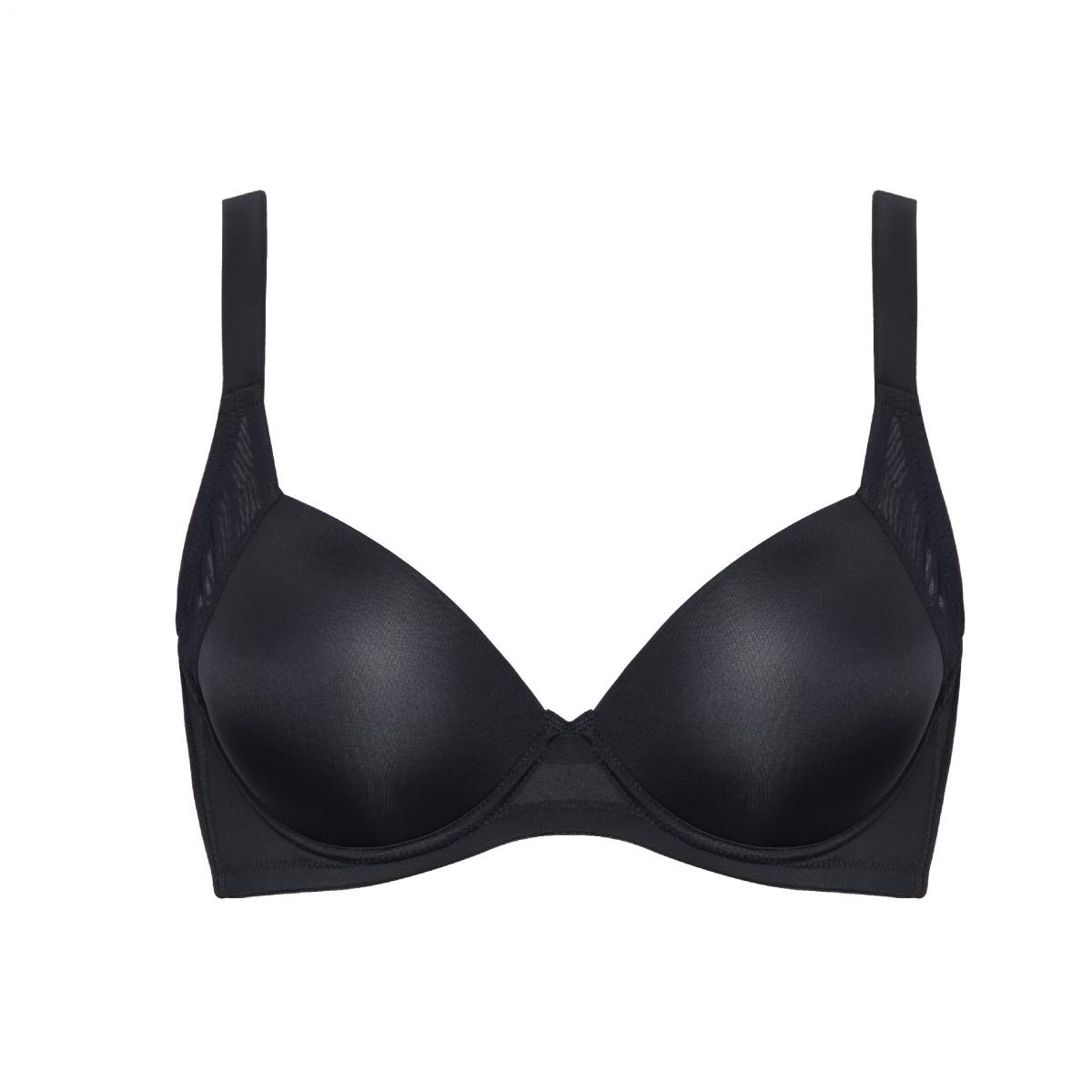 WACOAL, HB4310 Soft Wire Mold Cup Bra, Color : Black (BL)