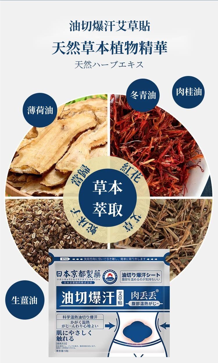 日本油切爆汗艾草貼 日本油切爆汗艾草貼