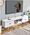 Solid wood TV cabinet small living room home storage storage cabinet  W120CM