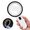 10-30X Handheld Magnifier with 12 LED Lights (White)