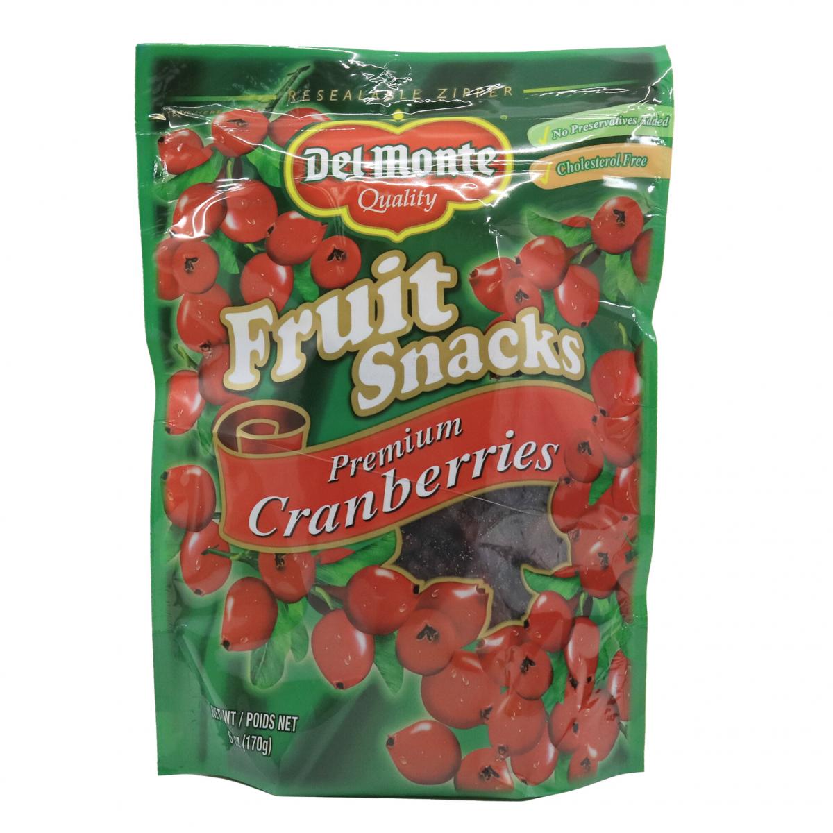 Fruit Snacks Series: Dried Premium Cranberry 170g
