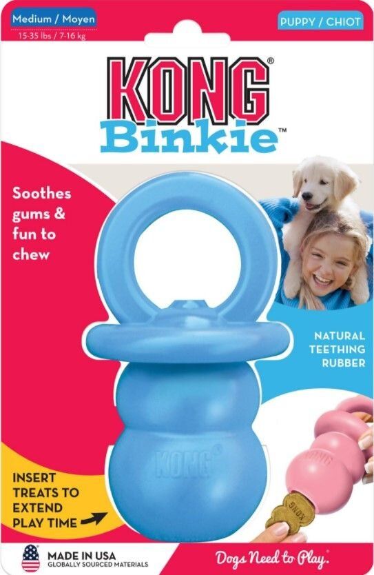 幼犬漏食奶嘴(藍色, Size: M 5.25"x3") 狗玩具 13119 1