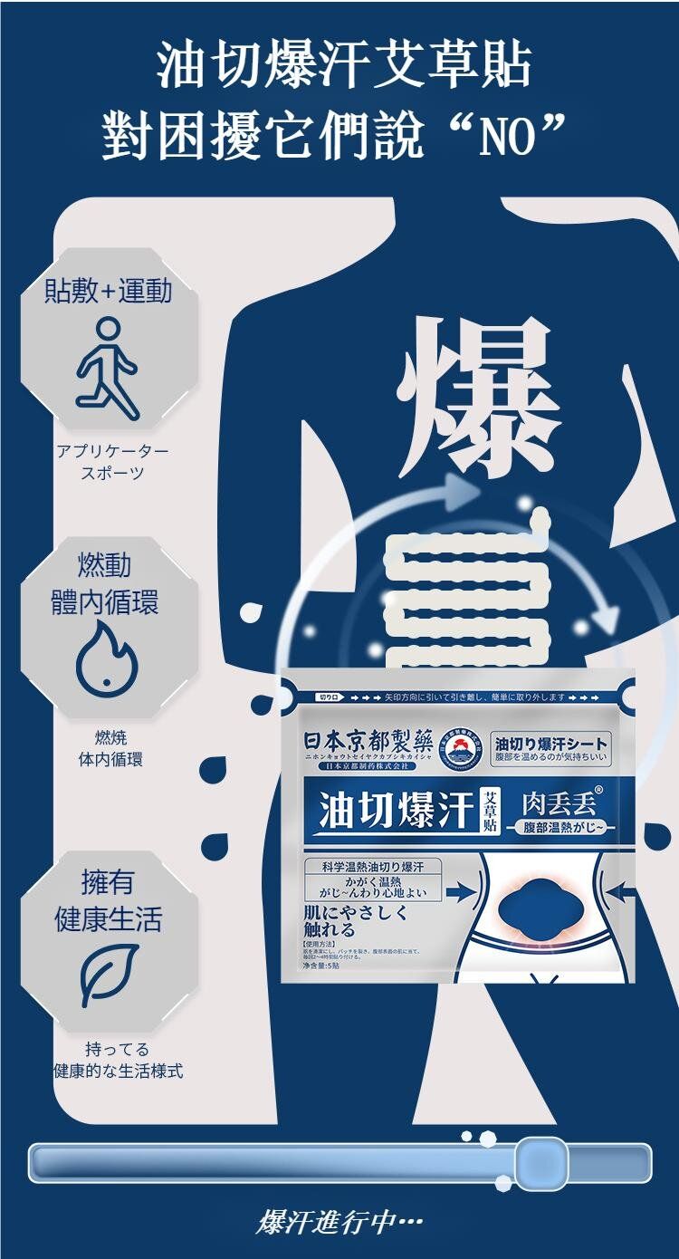 日本油切爆汗艾草貼 日本油切爆汗艾草貼