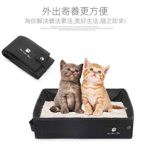 Portable cat litter clearance tray