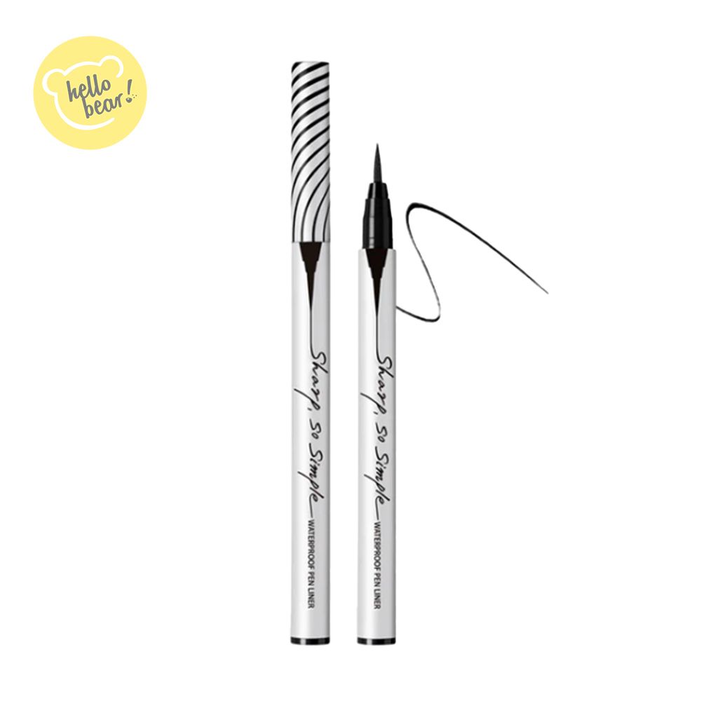 Sharp So Simple 極細防水眼線液筆 - 01 黑色 Black（平行進口）