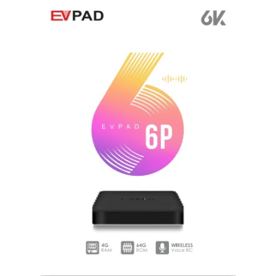 EVPAD6P  4GB/ 64GB Ai voice 中港台電視 HK TV BOX 中港回看功能 UBox Unblock UK保養 UK POST