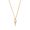 Link: gold plating, rhinestone, enamel, pendant necklace