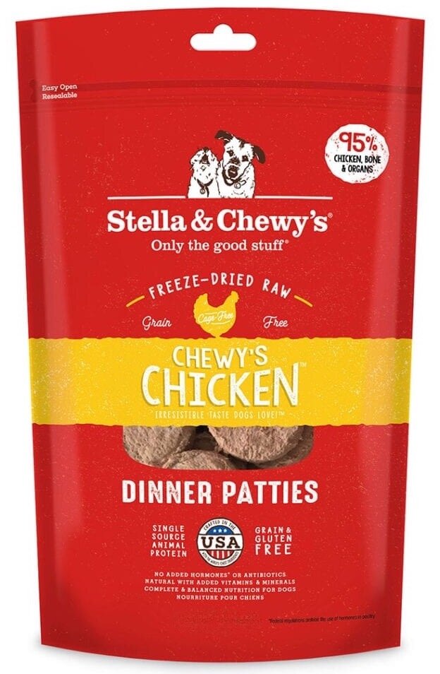 Freeze Dried Pet Food Raw Chicken Dinner Patties Dog Food (5.5oz) 00005 BBD:09/2024