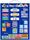 Learning Calendar Size 12.6x15.75 inch Color Blue
