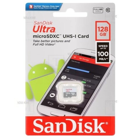 贈品 - Sandisk Ultra microSD 128GB 100MB/s 記憶卡 <贈品不設保養及退換>