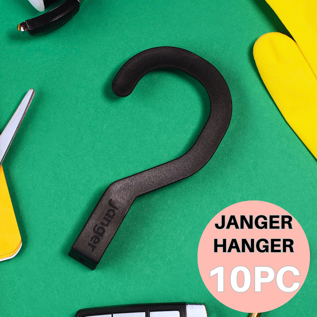 英國JANGER專利設計 家品旅行環保掛勾衣架 10件裝（可選彩色/黑色/白色）