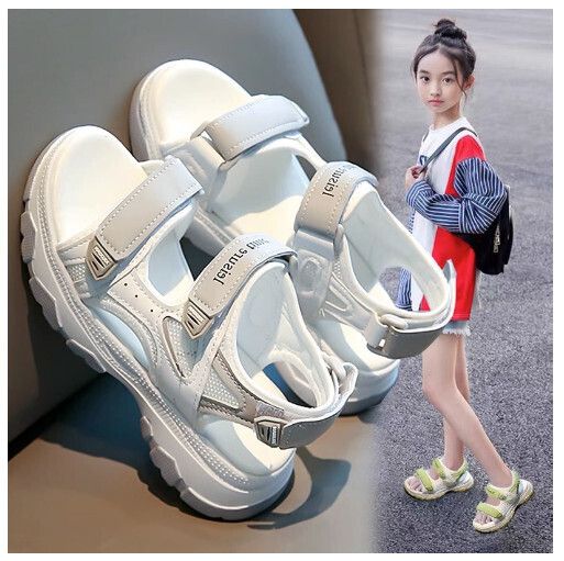 兒童沙灘鞋涼鞋【灰色【升級款】(26-38碼) (下單後請聯絡客服確認發貨尺碼)