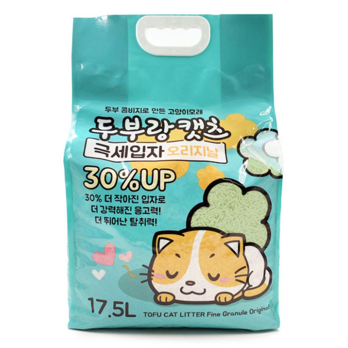 Tofu Cat Litter 1.5mm - Green Tea 17.5L