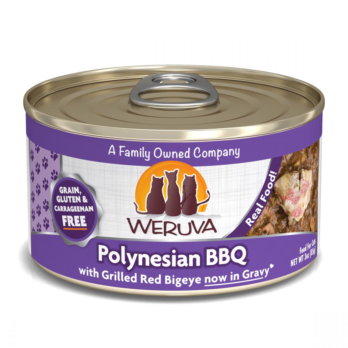 Polnesian Bbq With Grilled Red Bigeye In Aspic Cat Canned  85g