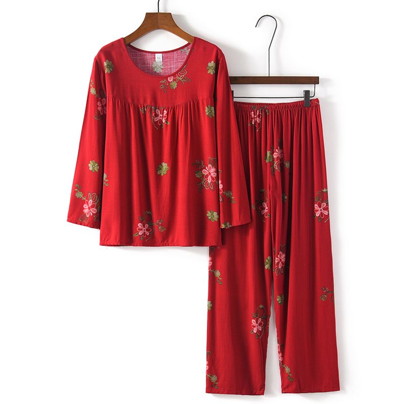 老年人長袖套裝( XL-4XL碼 5號色）【下單後請聯絡客服確認發貨尺碼】F001099193