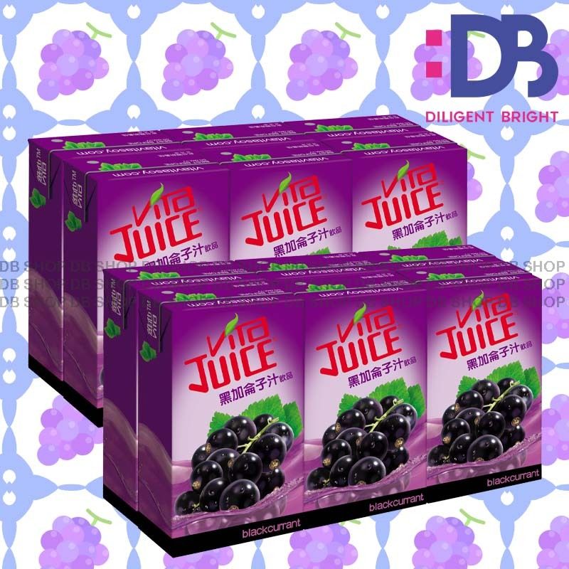 紙包裝-Blackcurrant Juice (250ml x 6 x 2)