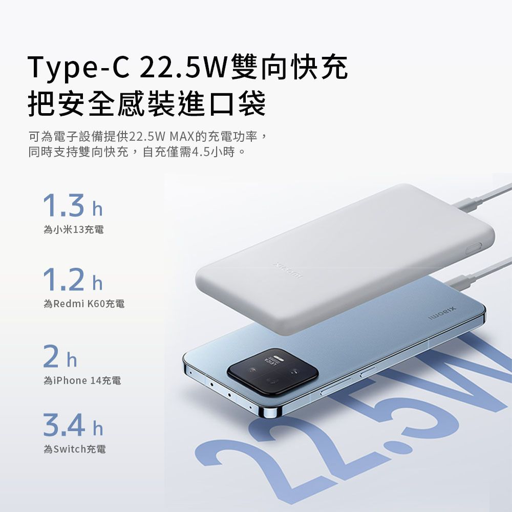 Xiaomi Power Bank 10000mAh 22.5W Lite Version P16ZM Type C PD Two