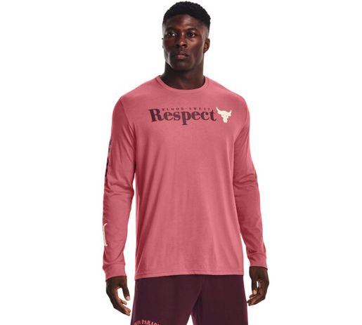 Mens pink under discount armour long sleeve shirt